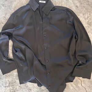 Zeagoo Black Button Down Shirt for Women